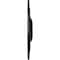Ekena Millwork Small Classic Ceiling Medallion (Fits Canopies up to 10"), 40 1/4"OD x 3 1/8"P, Black Pearl CM40CLBPS - alternate 4